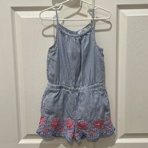 Girl’s Vineyard Vines seersucker romper